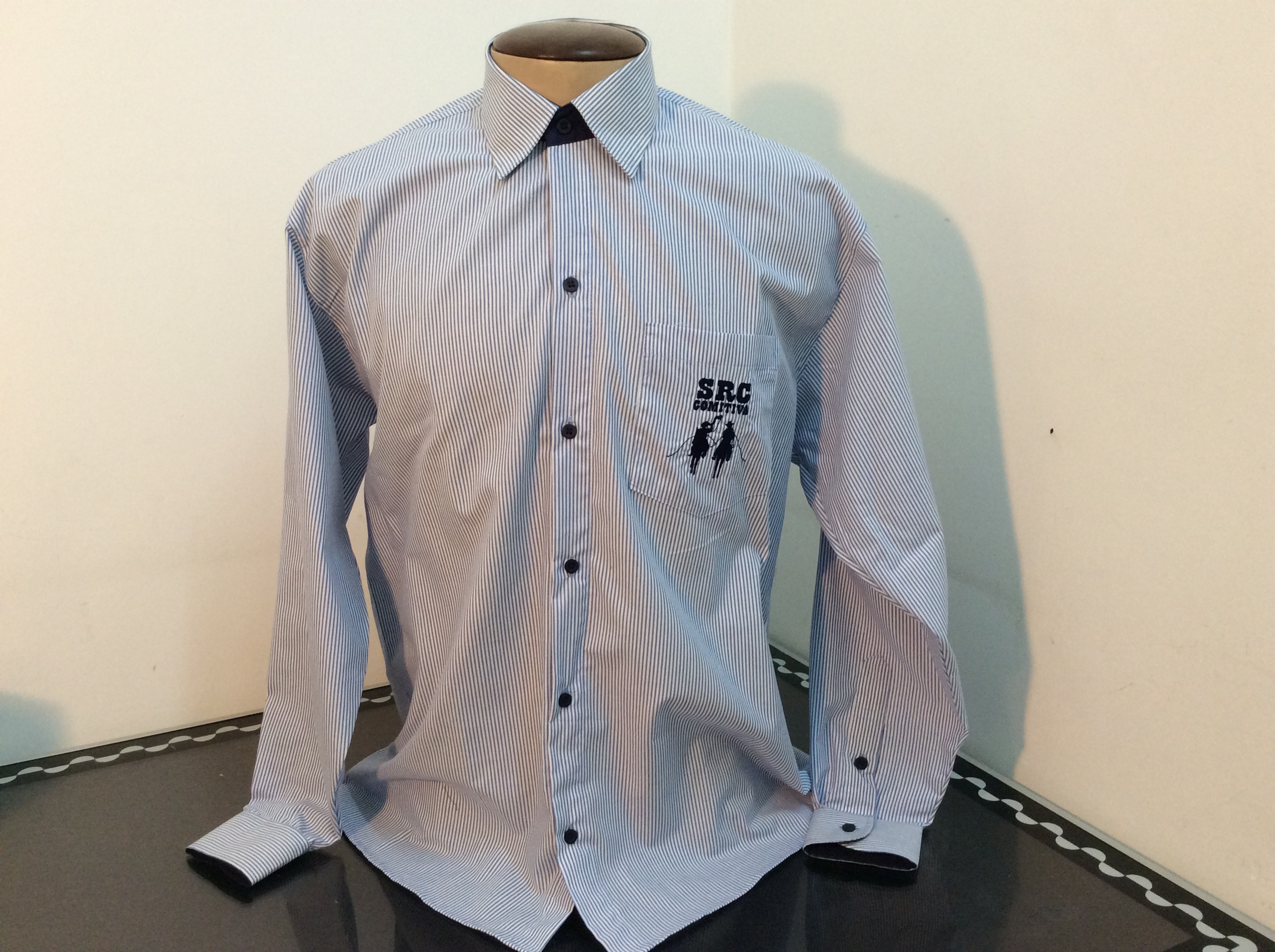 Camisa social ML tecido misto