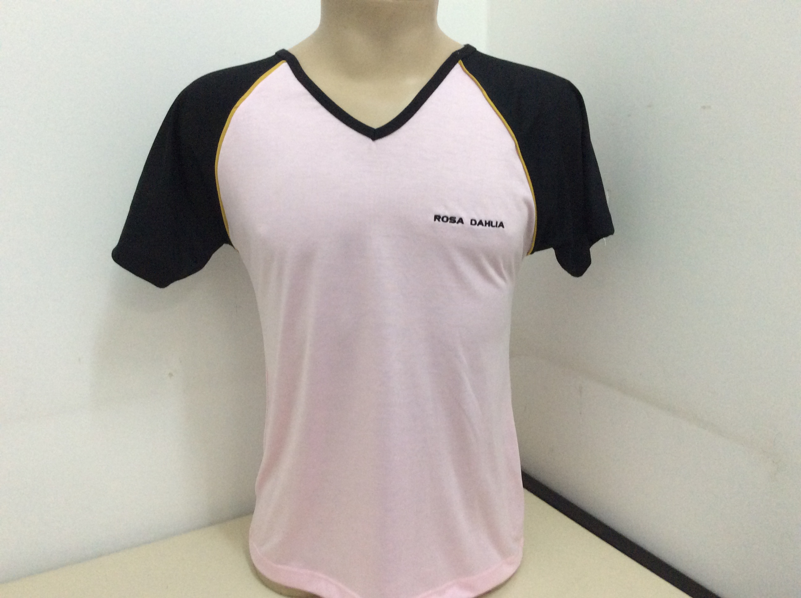 Camisão m. raglã gola V