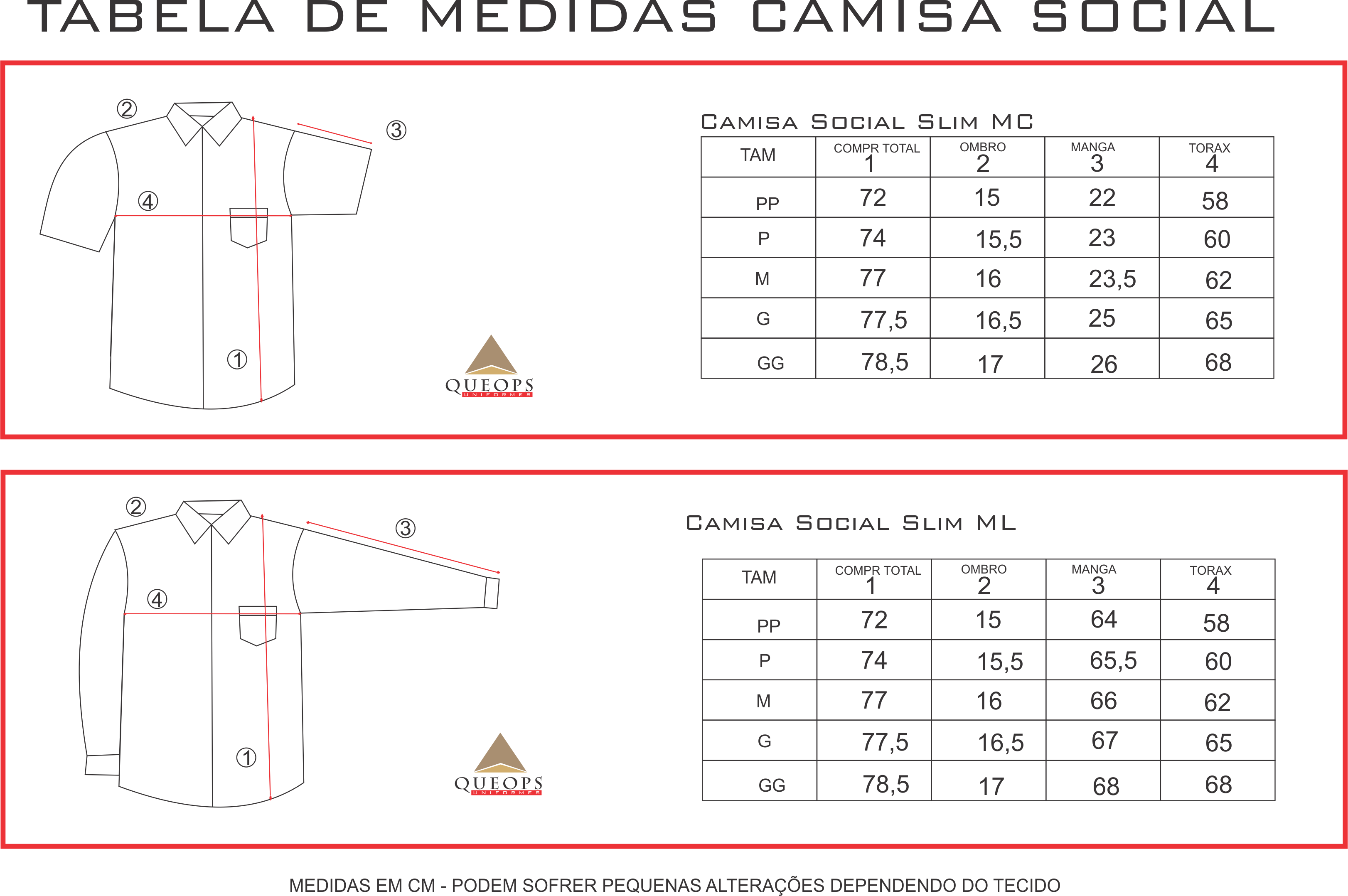 MEDIDAS CAMISAS