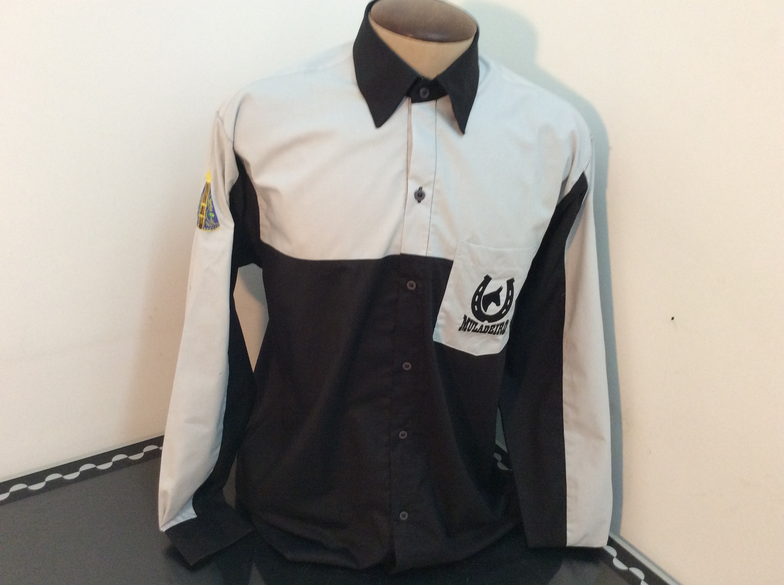 CAMISA SOCIAL ML COM RECORTE