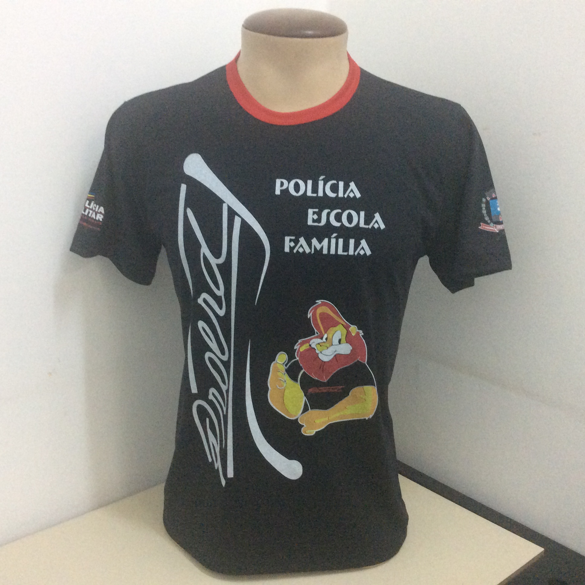 Camisão preto Proerd silkada