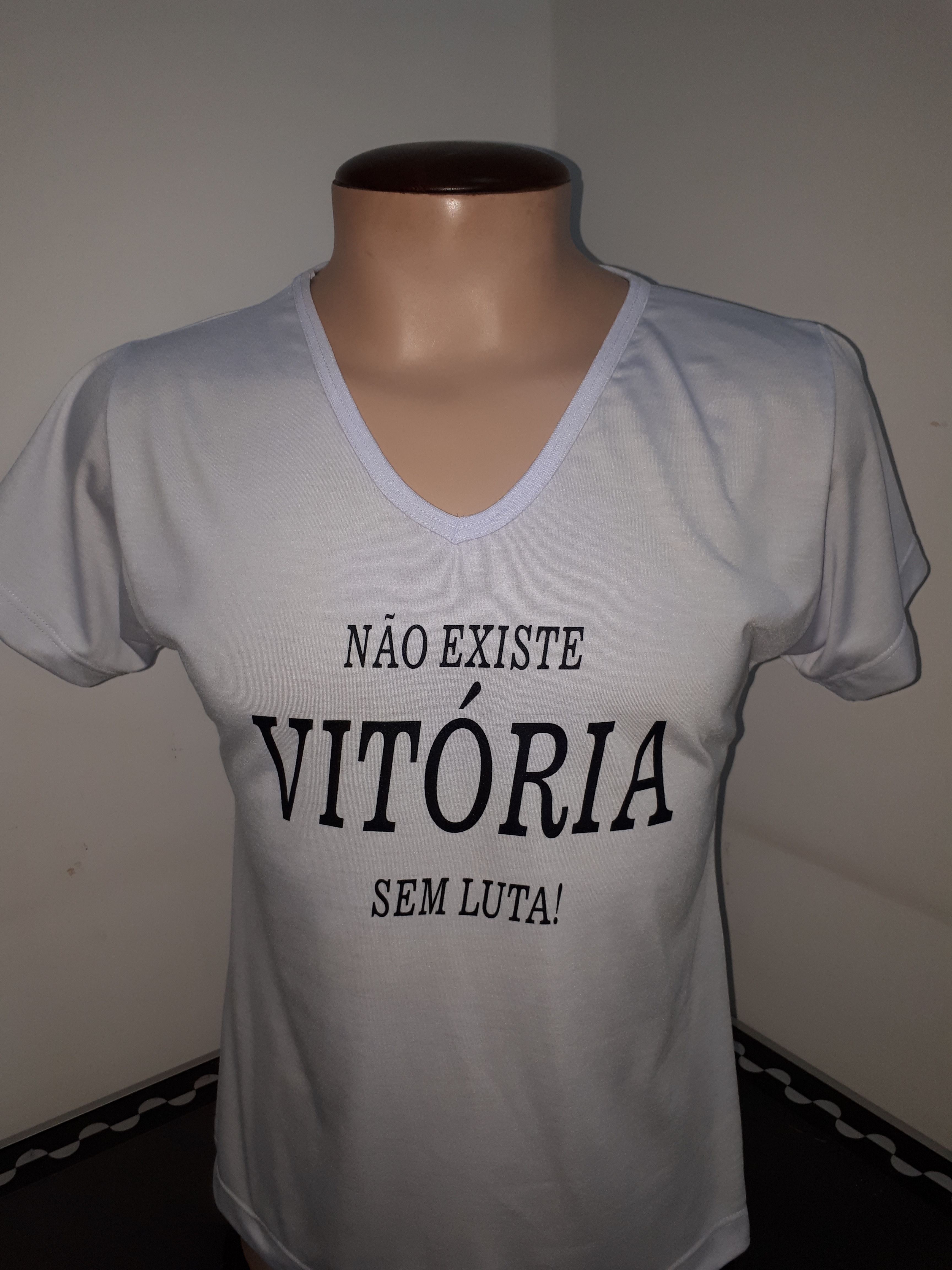 Camisão PV branco silkado