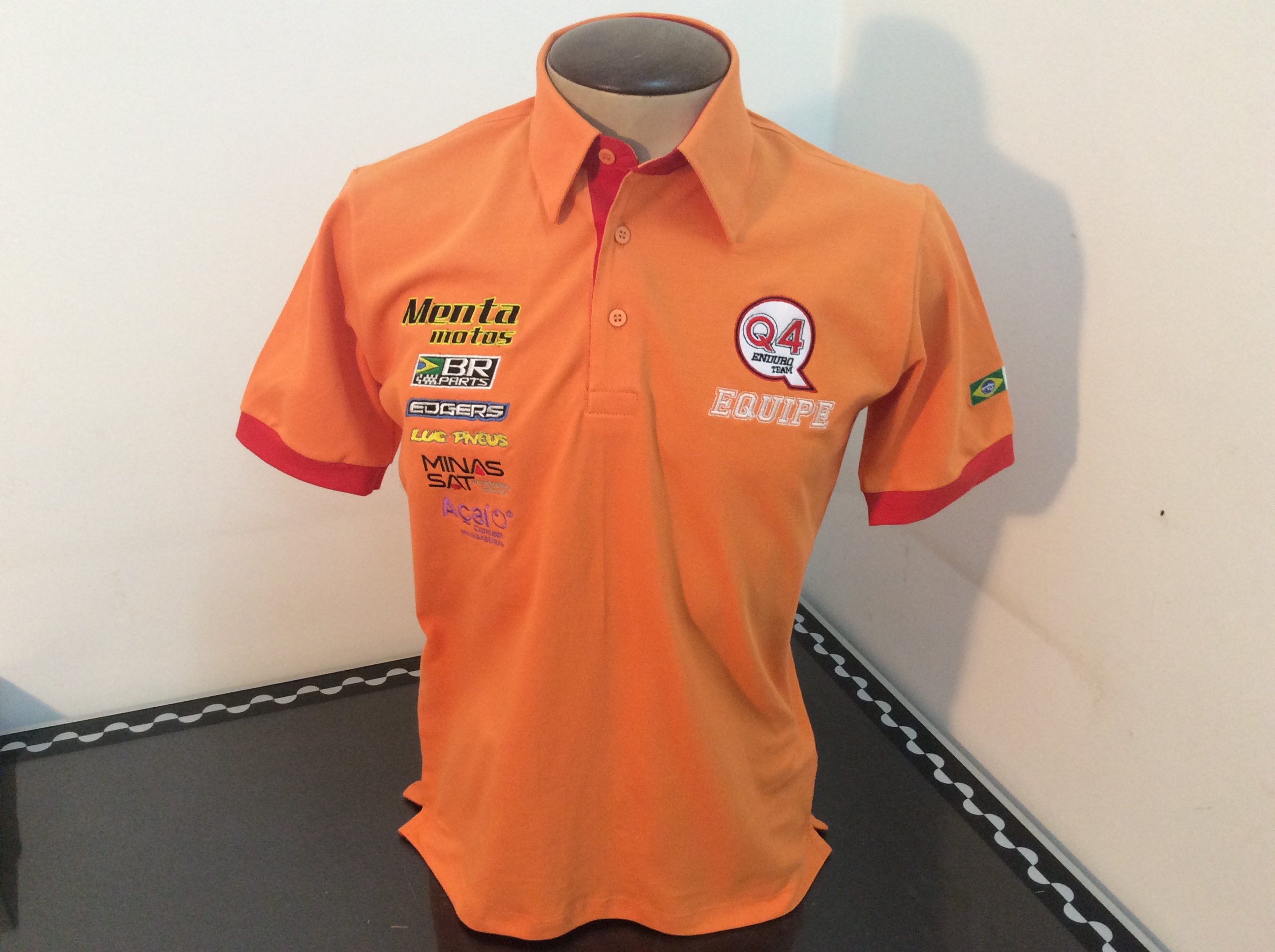 CAMISA GOLA POLO LARANJA
