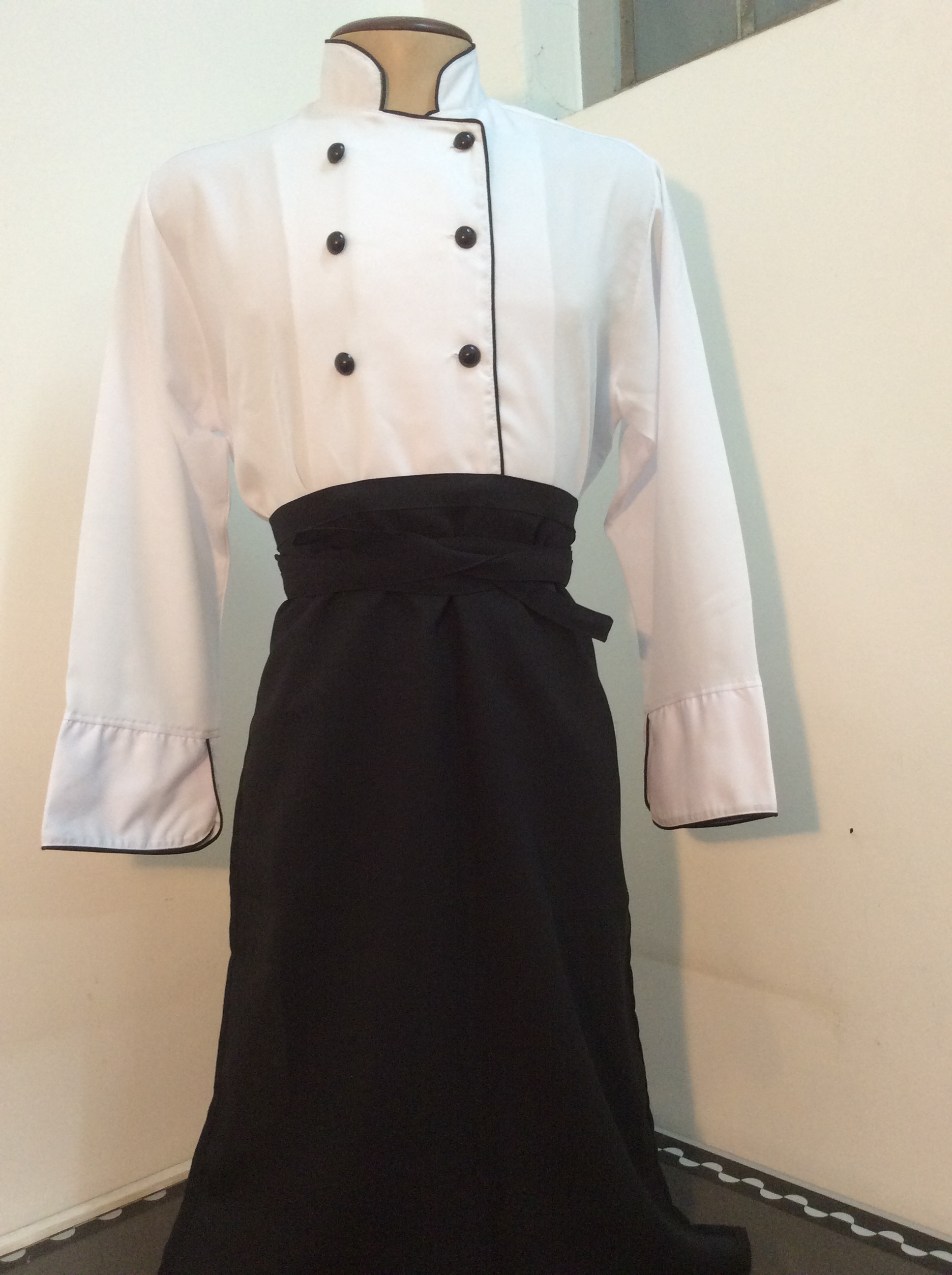 Avental chef preto