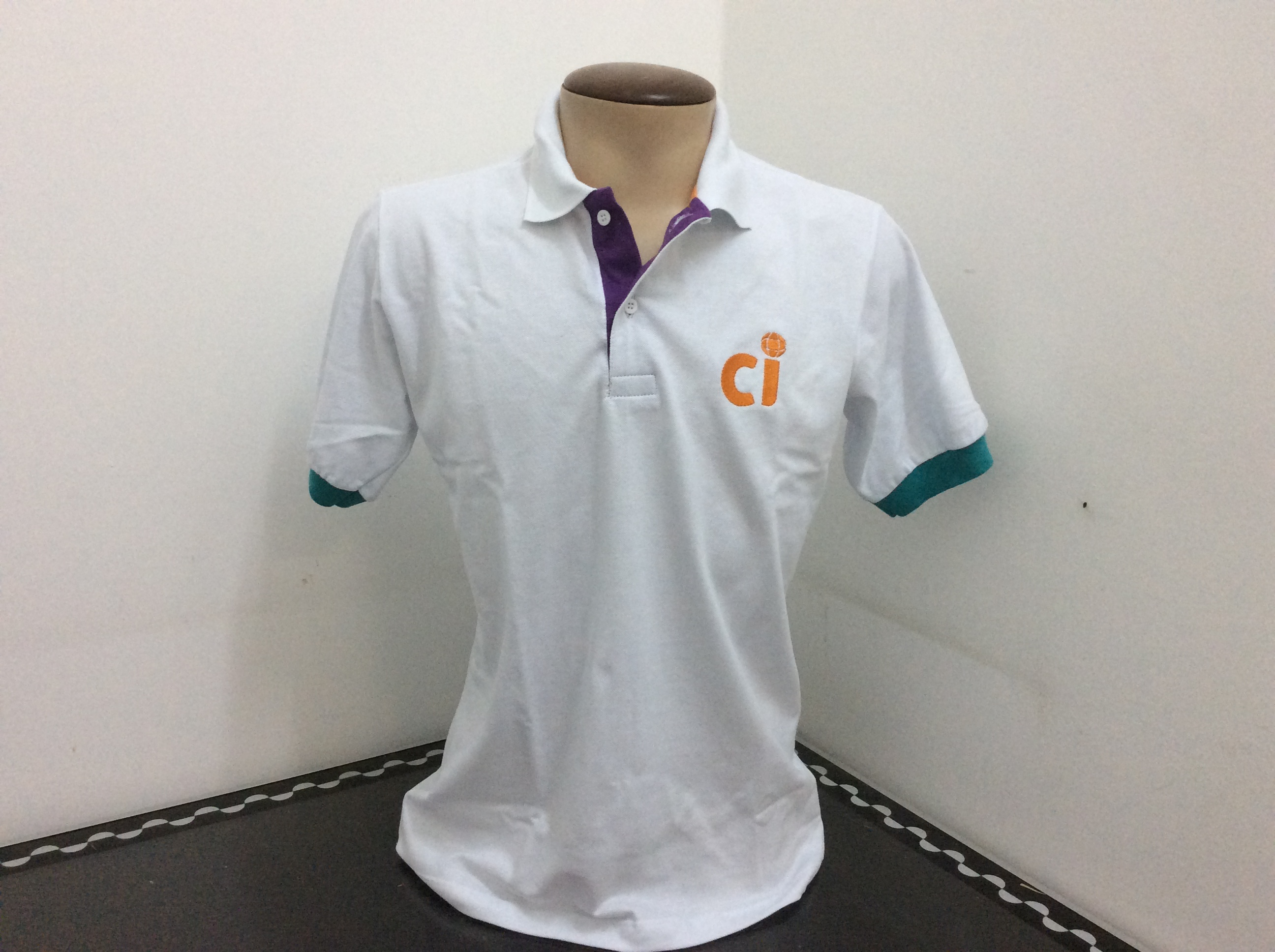 Camisa gola polo em piquet PA