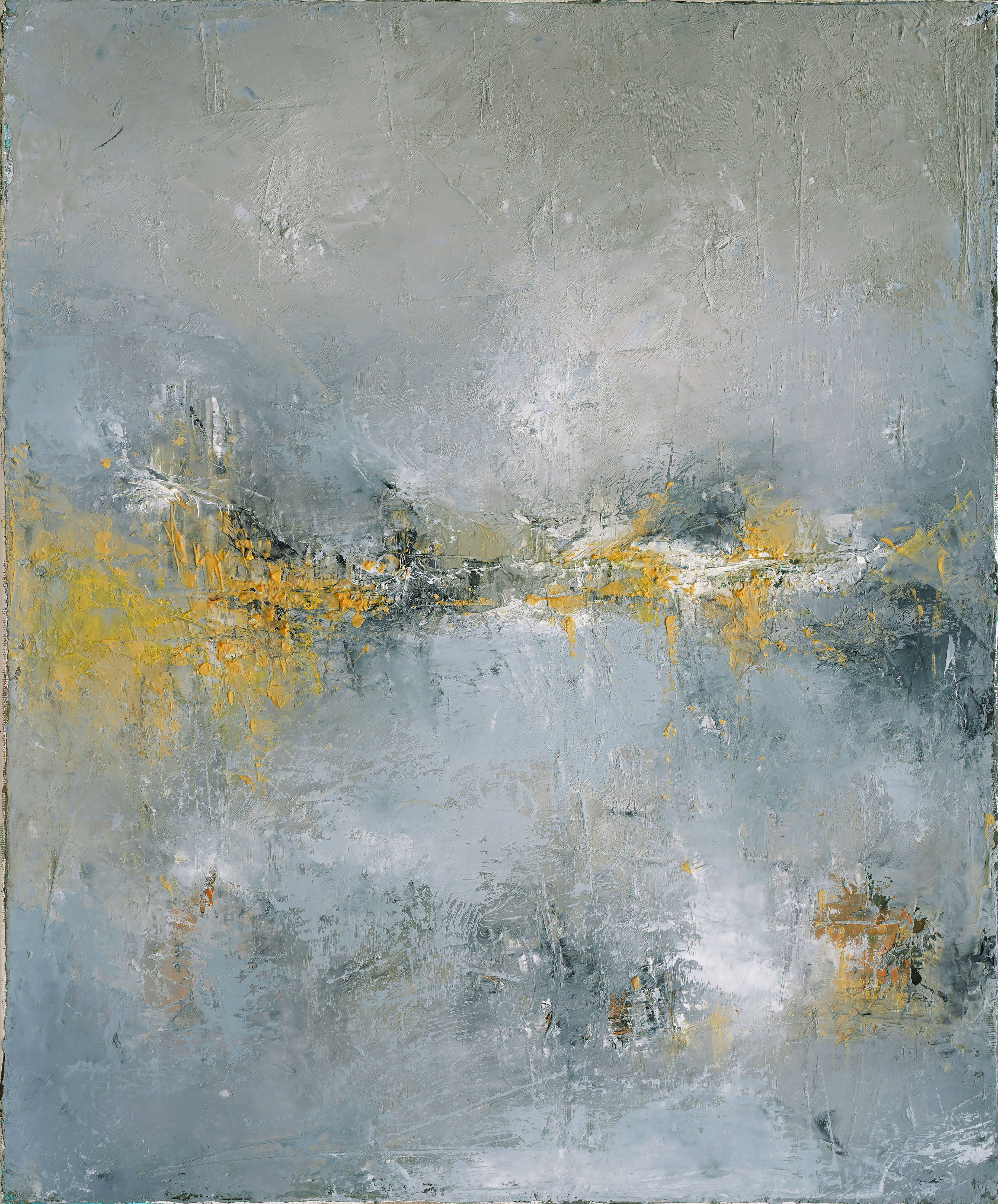 "Az elfeledett álmok tava" olaj, vászon, 50x60cm