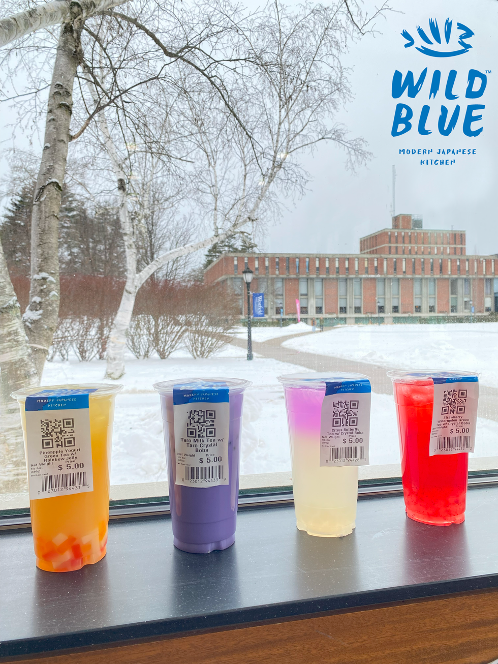 Instagram post with photo edits featuring a new drink: Boba and Bubble Teas