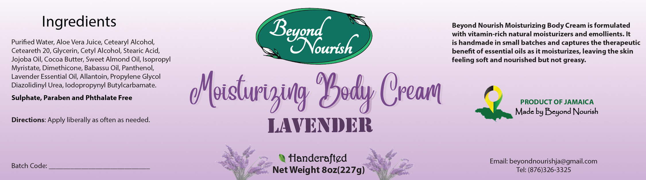 Lavender Body Cream