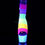 Thumbnail: Pleaser 7" Open Toe Rainbow Glitter Ankle Boots