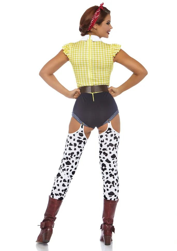 Thumbnail: Sexy Costume - 3 Piece Giddy Up Cowgirl Cosplay Costume