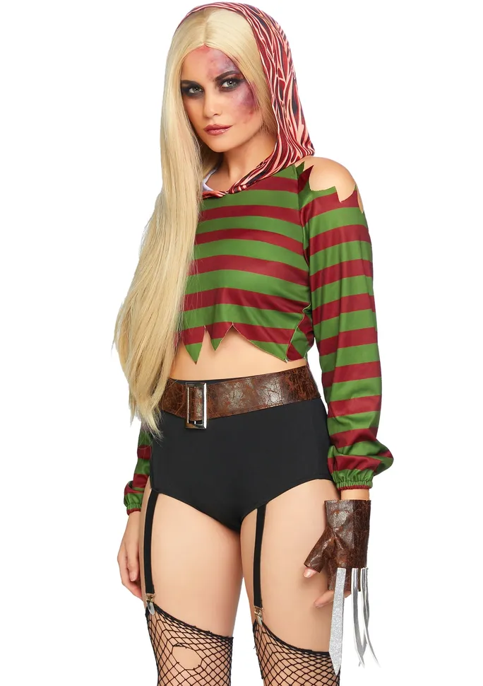 Thumbnail: Sexy Costume - 4 Piece Dream Killer Cosplay Costume