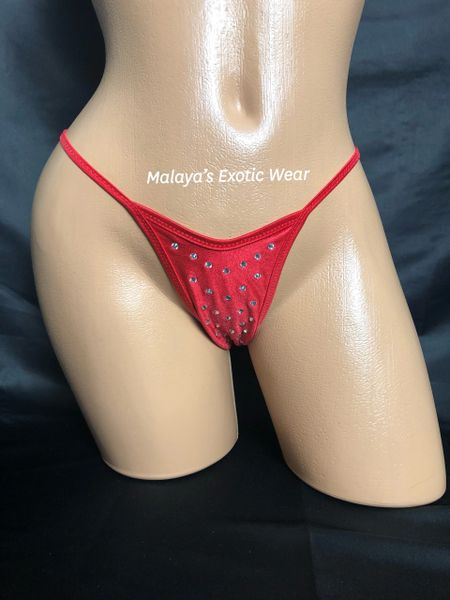 Thumbnail: V Cut Bling Thong