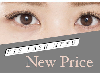 Eyelashメニュー価格改定のお知らせです!