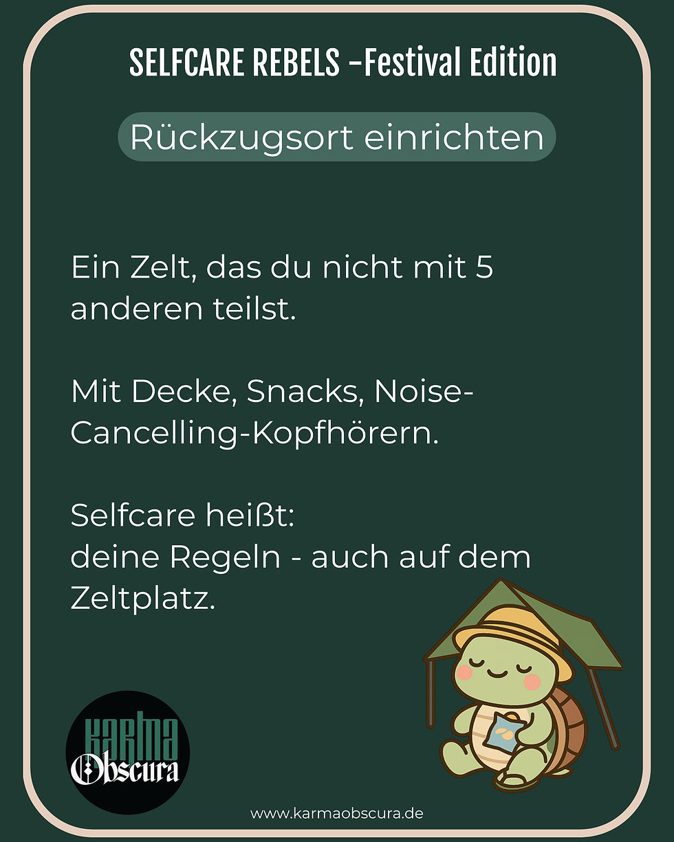 Miniaturbild: Selfcare-Rebels - Festival Edition