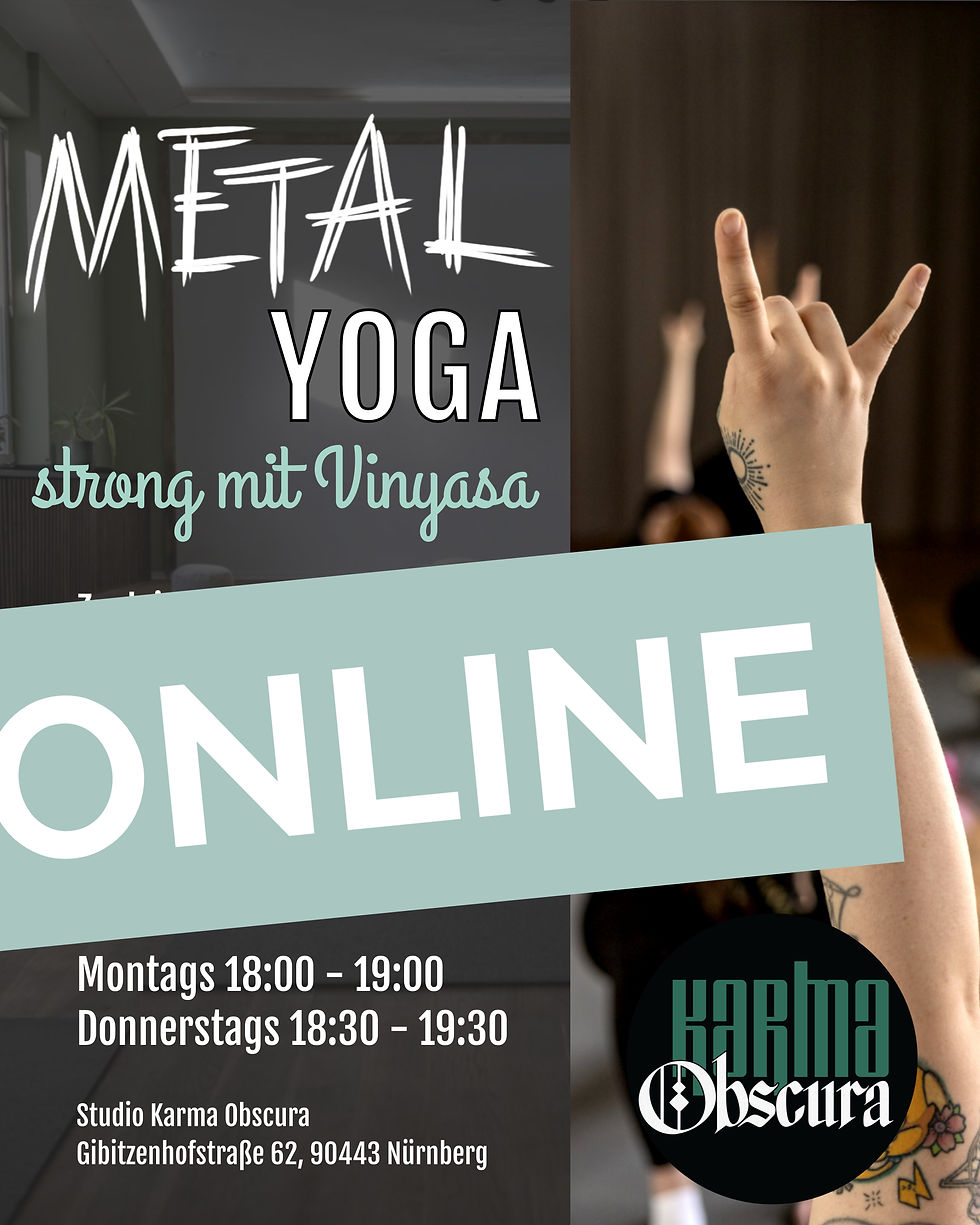 METAL YOGA Vinyasa online/Aufzeichnung - Halbe Katze