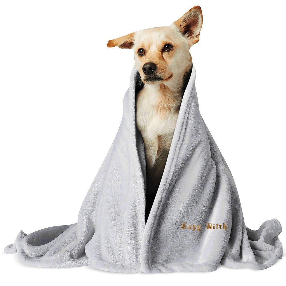 Thumbnail: Posh Pup Pet Blanket | "Cozy Bitch"