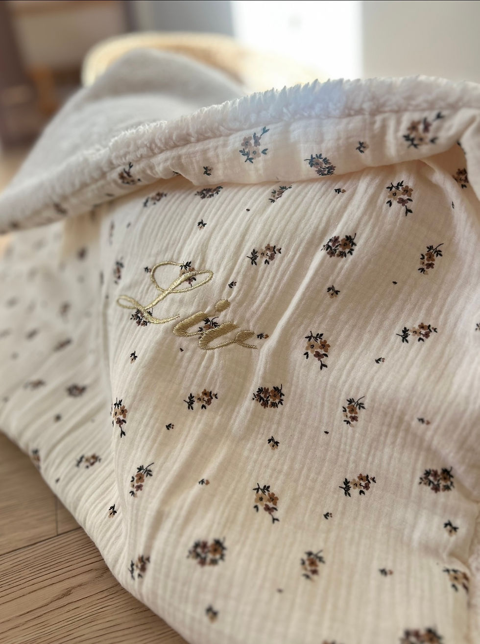 Couverture cuir fleuri ÉDITION LIMITÉE