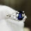 Thumbnail: 1.3ct Natural Sapphire and Diamond Ring - Item # 157