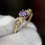 Thumbnail: .50ct Natural Amethyst Ring - Item # 457