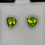 Thumbnail: 1.6–1.8CTTW Trillion-Cut Peridot Stud Earrings | 14K Yellow Gold