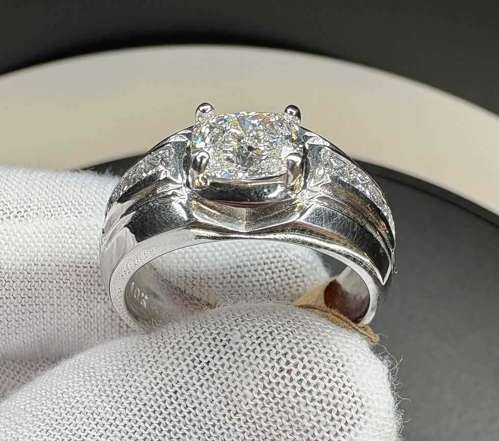 Thumbnail: Men’s 2.59cttw LGD diamond ring. 