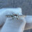 Thumbnail: 1cttw Natural Princess Cut Engagement Ring - Item # 330