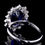 Thumbnail: 4cttw Oval LG Sapphire Fashion/Engagement Ring