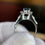 Thumbnail: 1ct Natural Sapphire and Diamond Ring - Item # 105