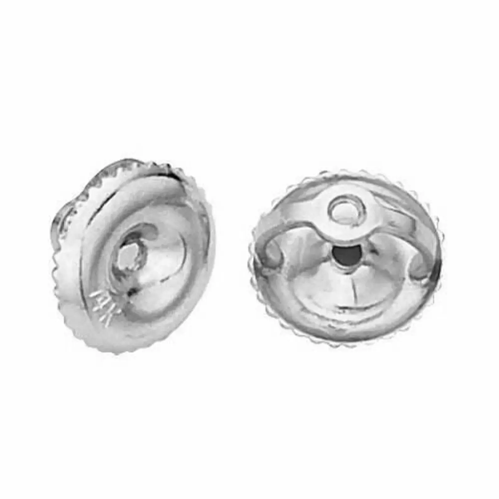 14K Gold Screw-Back Earring Replacements – White Gold & Yellow Gold
