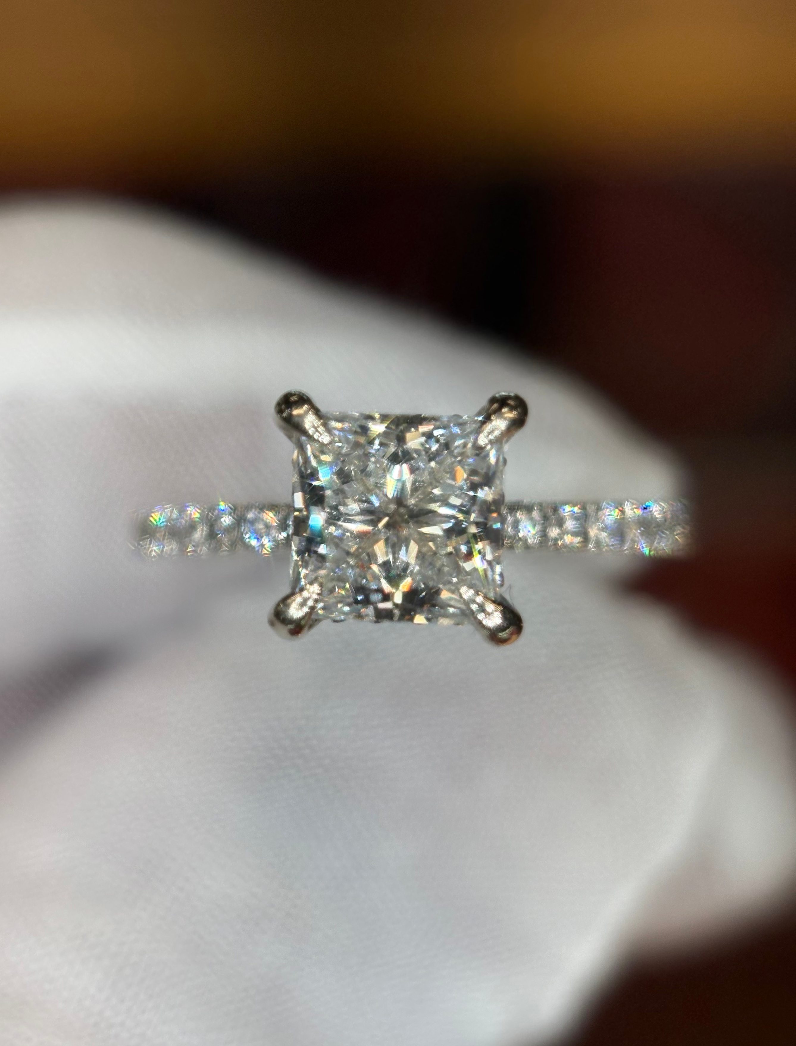 Diamond engagement ring - Item # 558
