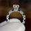Thumbnail: 7cttw Oval Diamond and Round Sapphire Set - Item # 172