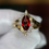 Thumbnail: 1ct Natural Garnet Ring - Item # 528