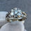 Thumbnail: 2cttw Natural Diamond Cluster Engagement Ring - Item # 351