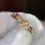 Thumbnail: .33cttw Natural Ruby and Diamond Band- Item #409