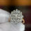 Thumbnail: 1.50CTTW Natural Diamond Cluster Ring | 14K White & Yellow Gold | VS–SI Clarity