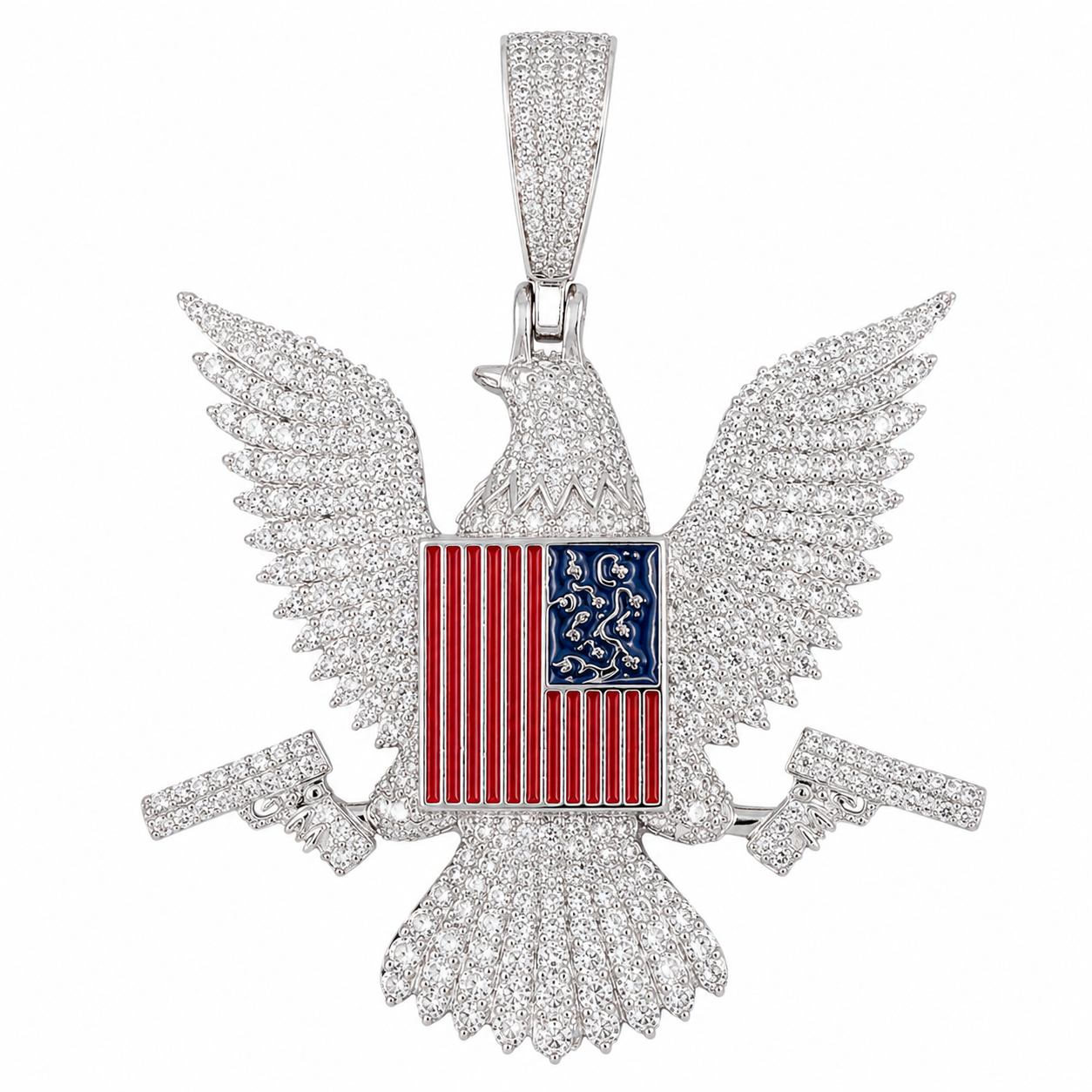 “American Legend” Sterling Silver Eagle Pendant