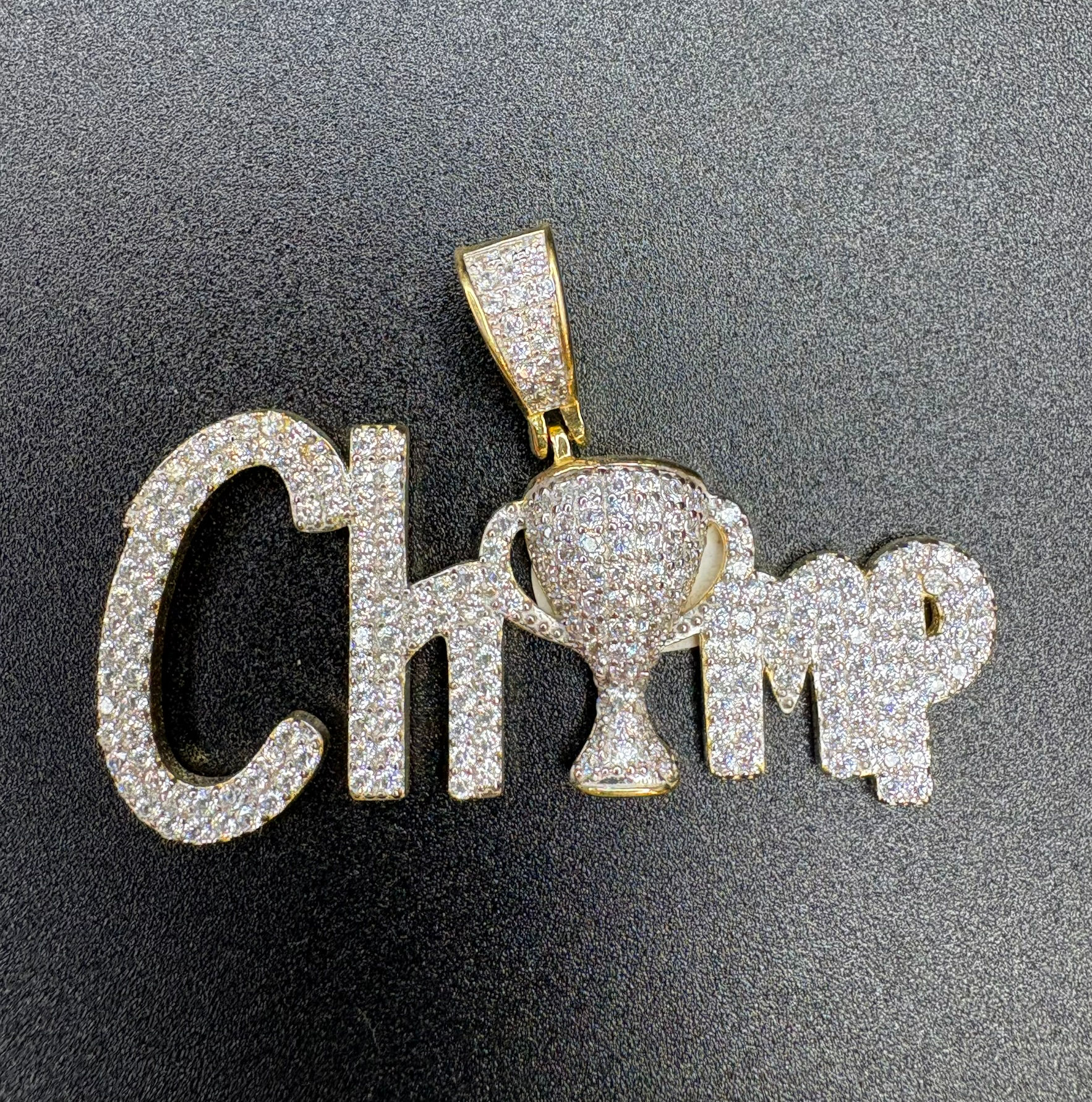 Sterling Silver "Champ" CZ Pendant - Item # 217