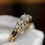 Thumbnail: 1.00CTTW Natural Diamond Ring | VS–EF .50CT Center | 14K Yellow Gold