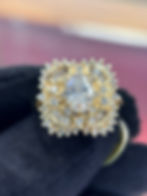 Front Vintage Style 3cttw Diamond Ring