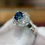 Thumbnail: 1.06ct Natural Sapphire and Diamond Ring - Item # 159
