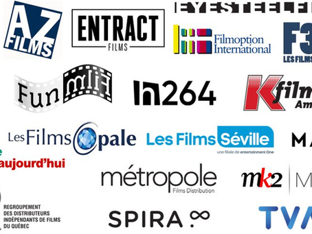 Les distributeurs de films québécois