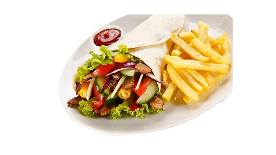 Wrap Teller (Kebab- oder Schinken)