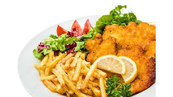 13. Schnitzel Teller