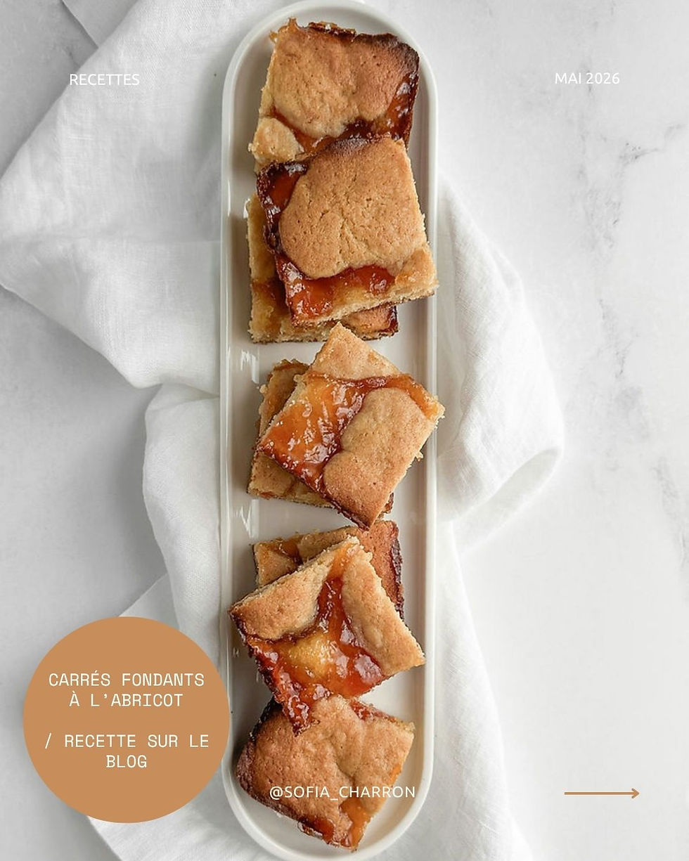 Carrés à l’abricot fondants : une recette simple pour les goûters du quotidien