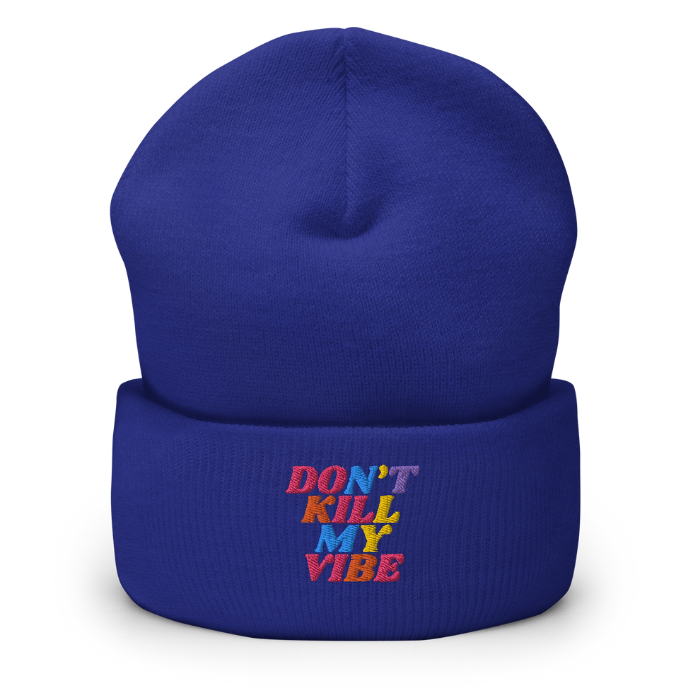 Thumbnail: dont kill my vibe Beanie