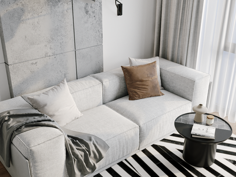 New Time Batumi
Дизайн апартаментов на берегу моря площадью 35 м2