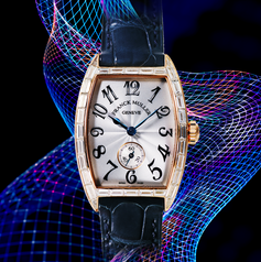 Franck Muller Tonneau Curvex Baguette Cut Diamonds