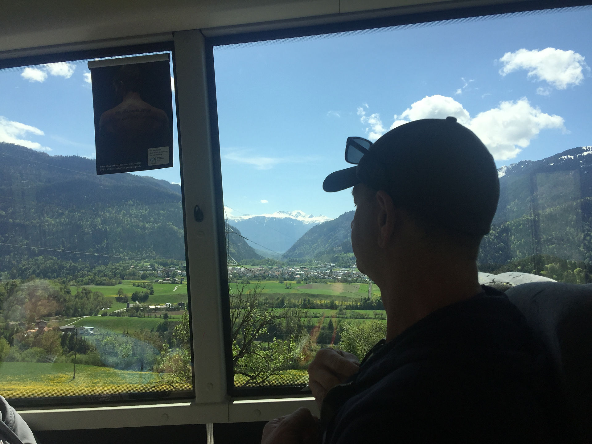View from the bus