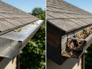 gutter guards vs open gutters