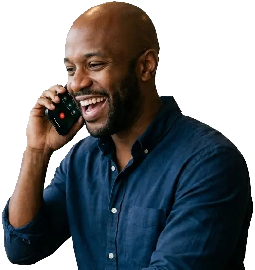 african american man talking over the phone.webp